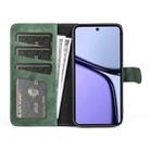 For Realme C65 4G Stitching Horizontal Flip Leather Phone Case(Green) - 3