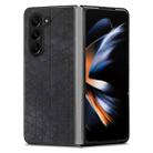 For Samsung Galaxy Z Fold6 Geometric Leather Back Cover Phone Case(Black) - 3