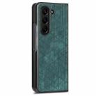 For Samsung Galaxy Z Fold6 Geometric Leather Back Cover Phone Case(Green) - 2