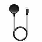 For Samsung Galaxy Watch 6 USB-C / Type-C Interface Magnetic Watch Charger(Black) - 1