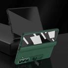 For Samsung Galaxy Z Fold7 5G Shell-membrane Integrated Hinge All-around Leather Folding Phone Case(Green) - 3