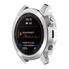 For Garmin Fenix 7 Pro Half Package Electroplated TPU Watch Protective Case(Sliver) - 1