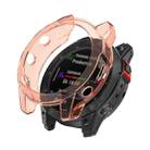 For Garmin Fenix 7X Pro Half-Package TPU Watch Protective Case(Transparent Orange) - 1