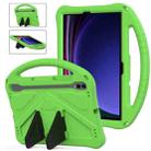 For Samsung Galaxy Tab S9 EVA Shockproof Tablet Case with Holder(Green) - 1