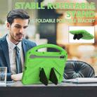 For Samsung Galaxy Tab S8 EVA Shockproof Tablet Case with Holder(Green) - 7