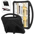 For Samsung Galaxy Tab S9 Ultra EVA Shockproof Tablet Case with Holder(Black) - 1