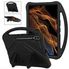 For Samsung Galaxy Tab S8 Ultra EVA Shockproof Tablet Case with Holder(Black) - 1