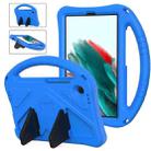 For Samsung Galaxy Tab A9 8.0 2023 EVA Shockproof Tablet Case with Holder(Blue) - 1