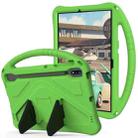 For Samsung Galaxy Tab S10+ 12.4 EVA Shockproof Tablet Case with Holder(Green) - 1