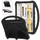 For Samsung Galaxy Tab S10 Ultra 14.6 EVA Shockproof Tablet Case with Holder(Black) - 1