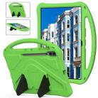 For Samsung Galaxy Tab S10 Ultra 14.6 EVA Shockproof Tablet Case with Holder(Green) - 1