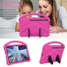 For Samsung Galaxy Tab S10 FE+ EVA Shockproof Tablet Case with Holder(Rose Red) - 2