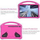 For Samsung Galaxy Tab S10 FE+ EVA Shockproof Tablet Case with Holder(Rose Red) - 3