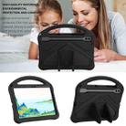 For Samgsung Galaxy Tab S10 FE 11 EVA Shockproof Tablet Case with Holder(Black) - 2