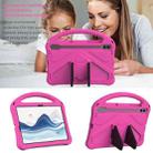 For Samgsung Galaxy Tab S10 FE 11 EVA Shockproof Tablet Case with Holder(Rose Red) - 2