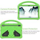 For Samgsung Galaxy Tab S10 FE 11 EVA Shockproof Tablet Case with Holder(Green) - 3