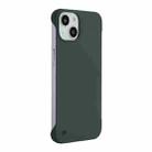 For iPhone 15 ENKAY Ultra-thin Matte Frameless PC Phone Case(Dark Green) - 1