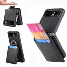 For Motorola Razr 40 Litchi Texture Leather Ring Wallet Phone Case(Black) - 1