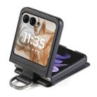 For Motorola Razr 50 Litchi Texture Leather Ring Wallet Phone Case(Black) - 3