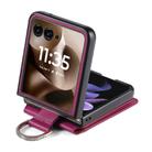 For Motorola Razr 60 Litchi Texture Leather Ring Wallet Phone Case(Purple) - 3