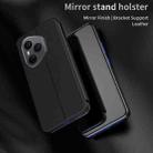 For Honor 400 Pro Global 160.8mm Plated Mirror Horizontal Flip Leather Phone Case with Holder(Gold) - 2
