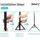 JMARY MT45 Cell Phone Clip Camera Mount Holder Telescopic Selfie Stick Outdoor Tripod Stand - 4