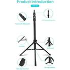 JMARY MT45 Cell Phone Clip Camera Mount Holder Telescopic Selfie Stick Outdoor Tripod Stand - 7