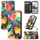 For Nothing Phone 2 CaseNeo Colorful Magnetic Leather Phone Case(Colorful Clouds) - 1