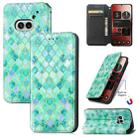 For Nothing Phone 2a CaseNeo Colorful Magnetic Leather Phone Case(Emeralds) - 1