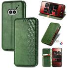 For Nothing Phone 2a Cubic Grid Pressed Magnetic Leather Phone Case(Green) - 1