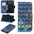 3D Colored Drawing Pattern Horizontal Flip Leather Case for Samsung Galaxy S9 Plus, with Holder & Card Slots & Wallet(Butterfly) - 1