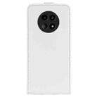 For Realme 12 5G R64 Texture Single Vertical Flip Leather Phone Case(White) - 3