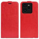 For Realme GT 7 Pro 5G R64 Texture Single Vertical Flip Leather Phone Case(Red) - 1