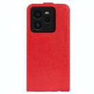 For Realme GT 7 Pro 5G R64 Texture Single Vertical Flip Leather Phone Case(Red) - 3