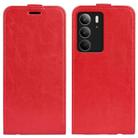 For Realme C75 R64 Texture Single Vertical Flip Leather Phone Case(Red) - 1