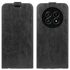 For Realme 13 Pro 5G R64 Texture Single Vertical Flip Leather Phone Case(Black) - 1