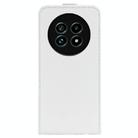 For Realme 13 Pro 5G R64 Texture Single Vertical Flip Leather Phone Case(White) - 3