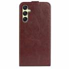 For Samsung Galaxy A16 5G R64 Texture Vertical Flip Leather Phone Case(Brown) - 3