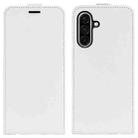 For Samsung Galaxy A36 R64 Texture Vertical Flip Leather Phone Case(White) - 1