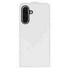 For Samsung Galaxy A36 R64 Texture Vertical Flip Leather Phone Case(White) - 3