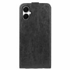 For Samsung Galaxy A06 5G R64 Texture Vertical Flip Leather Phone Case(Black) - 3