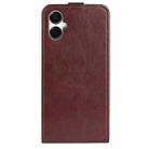 For Samsung Galaxy A06 5G R64 Texture Vertical Flip Leather Phone Case(Brown) - 3