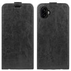 For Samsung Galaxy Xcover 7 Pro R64 Texture Vertical Flip Leather Phone Case(Black) - 1