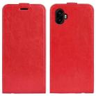 For Samsung Galaxy Xcover 7 Pro R64 Texture Vertical Flip Leather Phone Case(Red) - 1