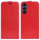 For Samsung Galaxy A17 5G R64 Texture Single Vertical Flip Leather Phone Case(Red) - 1