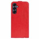 For Samsung Galaxy A17 5G R64 Texture Single Vertical Flip Leather Phone Case(Red) - 3