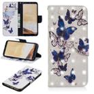 3D Colored Drawing Pattern Horizontal Flip Leather Case for Galaxy S8 Plus, with Holder & Card Slots & Wallet(Butterflies) - 1