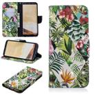 3D Colored Drawing Pattern Horizontal Flip Leather Case for Galaxy S8 Plus, with Holder & Card Slots & Wallet(Banana Leaf) - 1