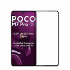 For Xiaomi Poco M7 Pro 5G MOFI 9H 2.5D Full Screen Tempered Glass Film(Black) - 1