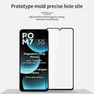 For Xiaomi Poco M7  PINWUYO 9H 2.5D Full Screen Tempered Glass Film(Black) - 2